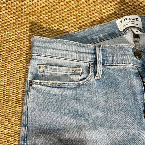 FRAME Le Skinny de Jeanne Crop Skinny Jeans Size 28 Great Condition - Picture 9 of 14